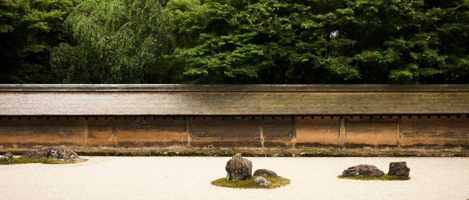 The stone garden at Ryoan-ji, Kyoto: Akoni's photograph